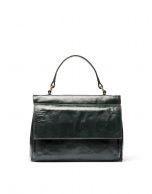 Green leather Noor doctor's bag