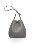 Bolso bouquet piel gris Uve