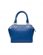 Blue Klein Saffiano leather Romeo mili satchel 