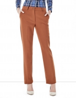 Brick red crepe pants