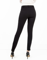 Black pants with zippers