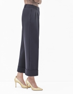 Blue culottes