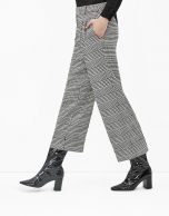 Pantalon culotte cuadros sale