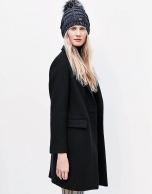 Black short coat