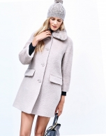 Beige short coat