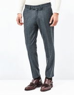 Gray flannel pants