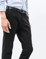 Black chinos