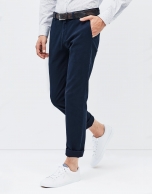 Navy chinos