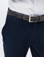 Navy chinos