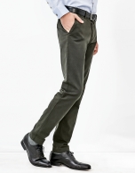 Green chinos