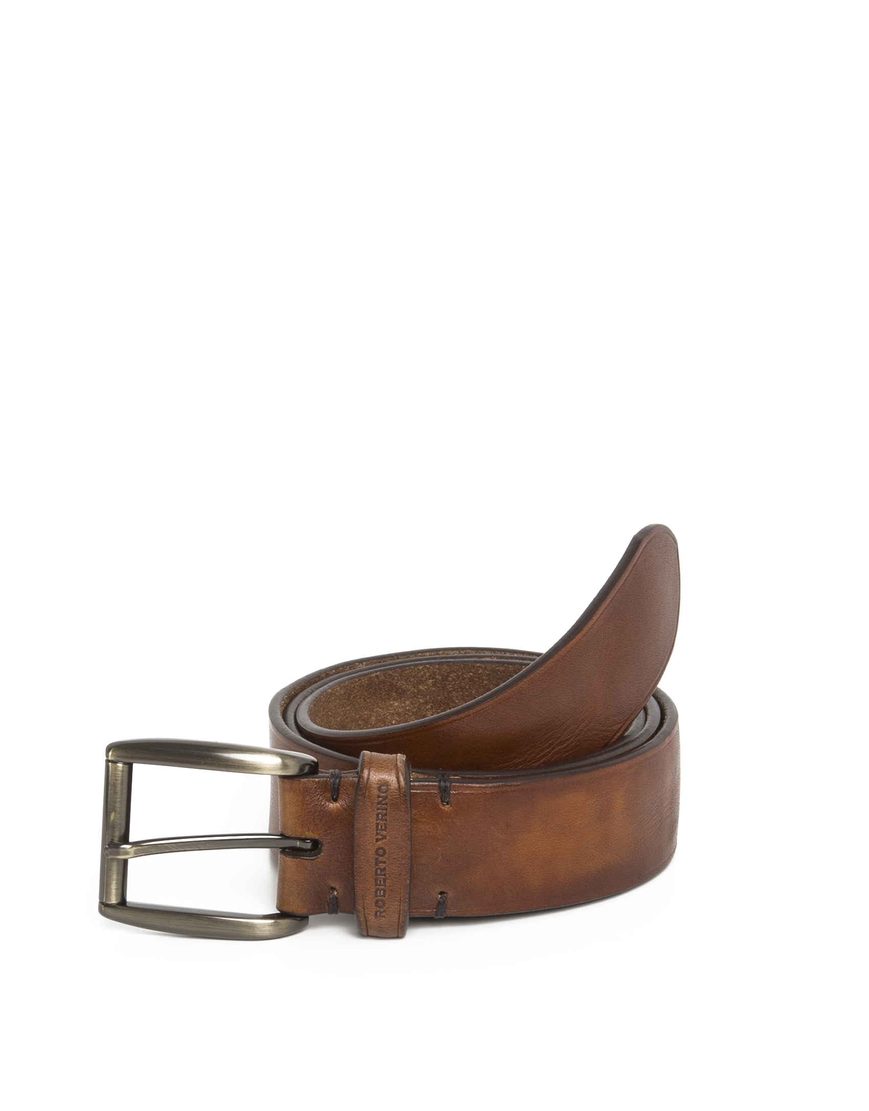 Plain brown belt