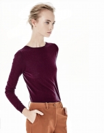 Plain burgundy top