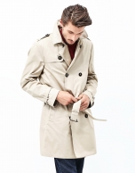 Camel raincoat