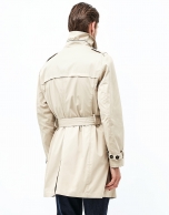 Camel raincoat