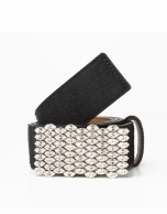 Black jewelry belt