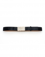 Black jewelry belt