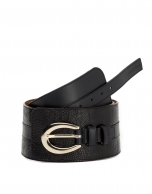 Black belt with buckles 