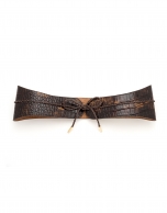 Brown sash belt