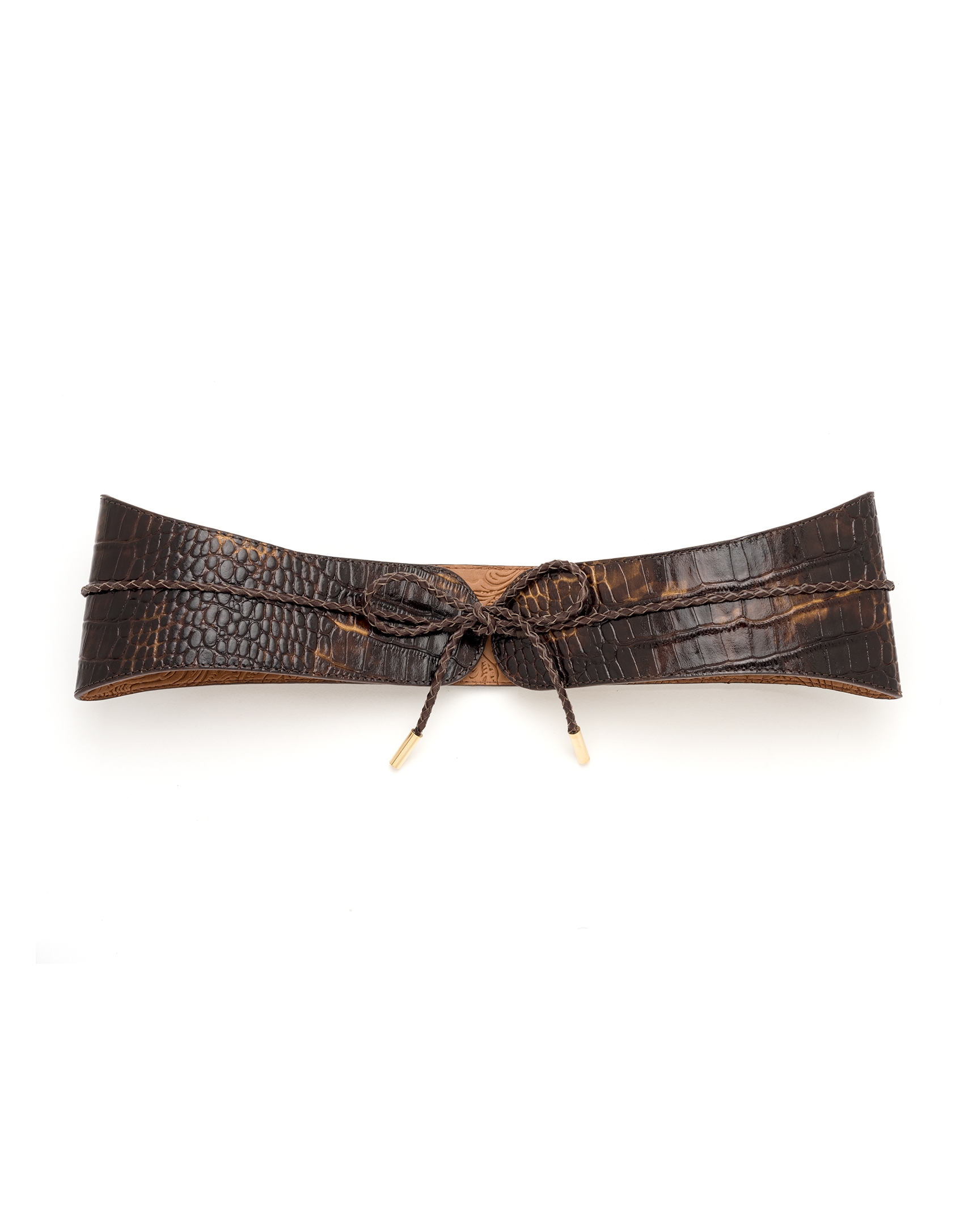 Brown sash belt