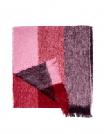 Foulard geométrico fucsia