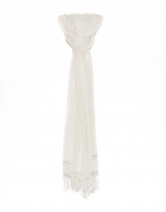 Foulard blanco roto