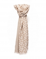 Foulard beige y camel