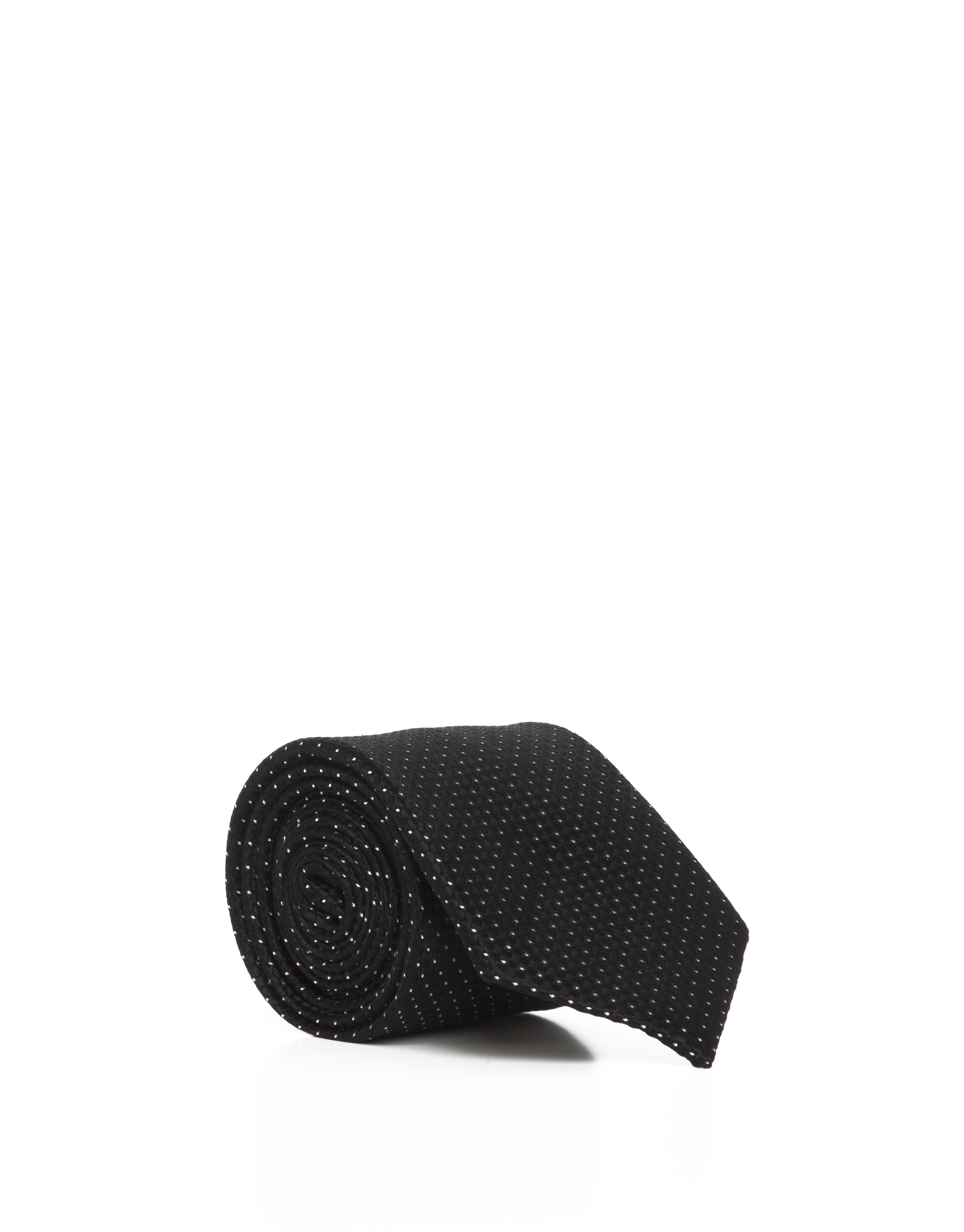 Black dotted tie