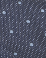 Light blue dotted tie