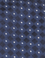 Corbata rombos azul