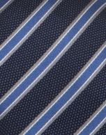 Corbata rayas azul