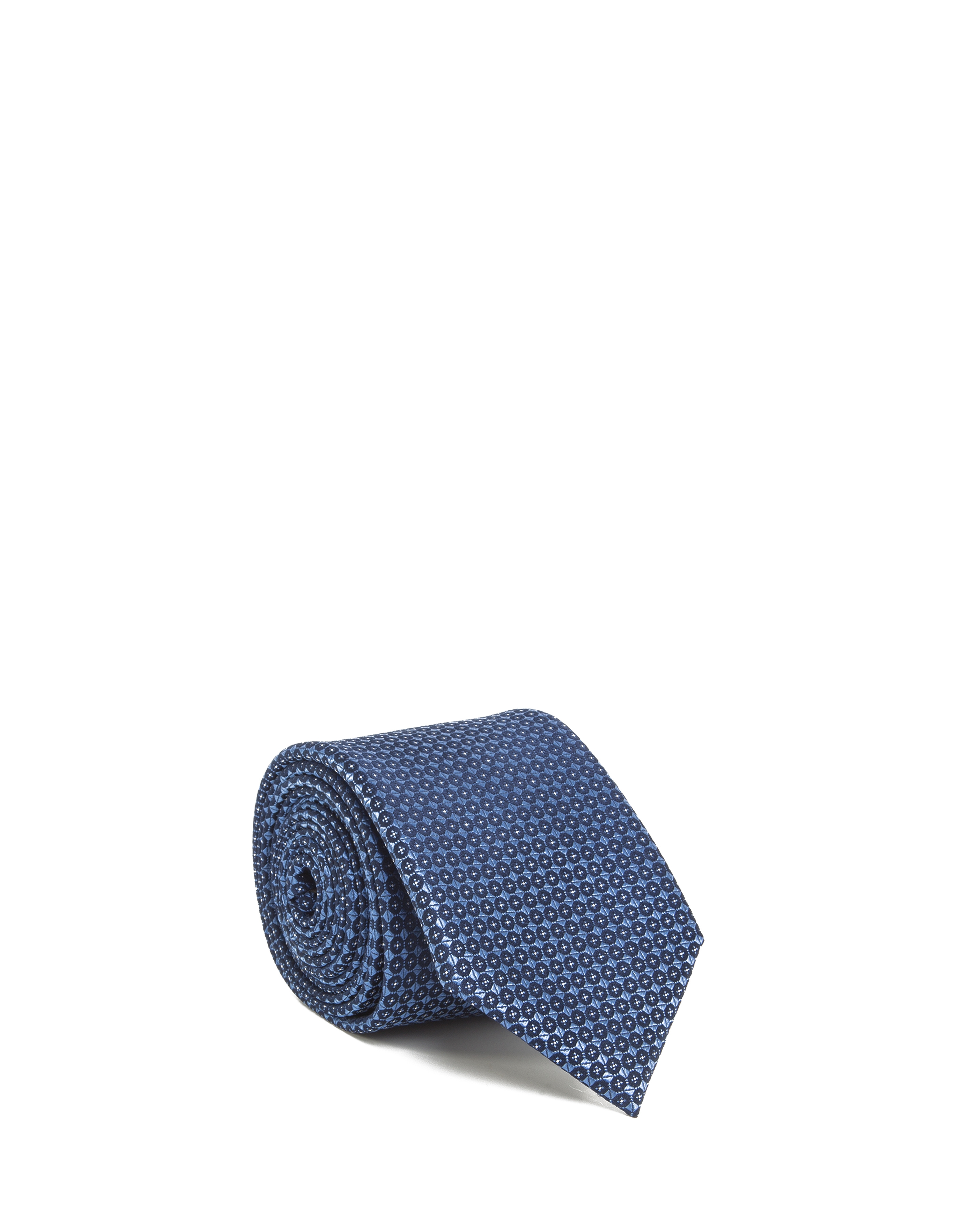 Blue polka dot tie