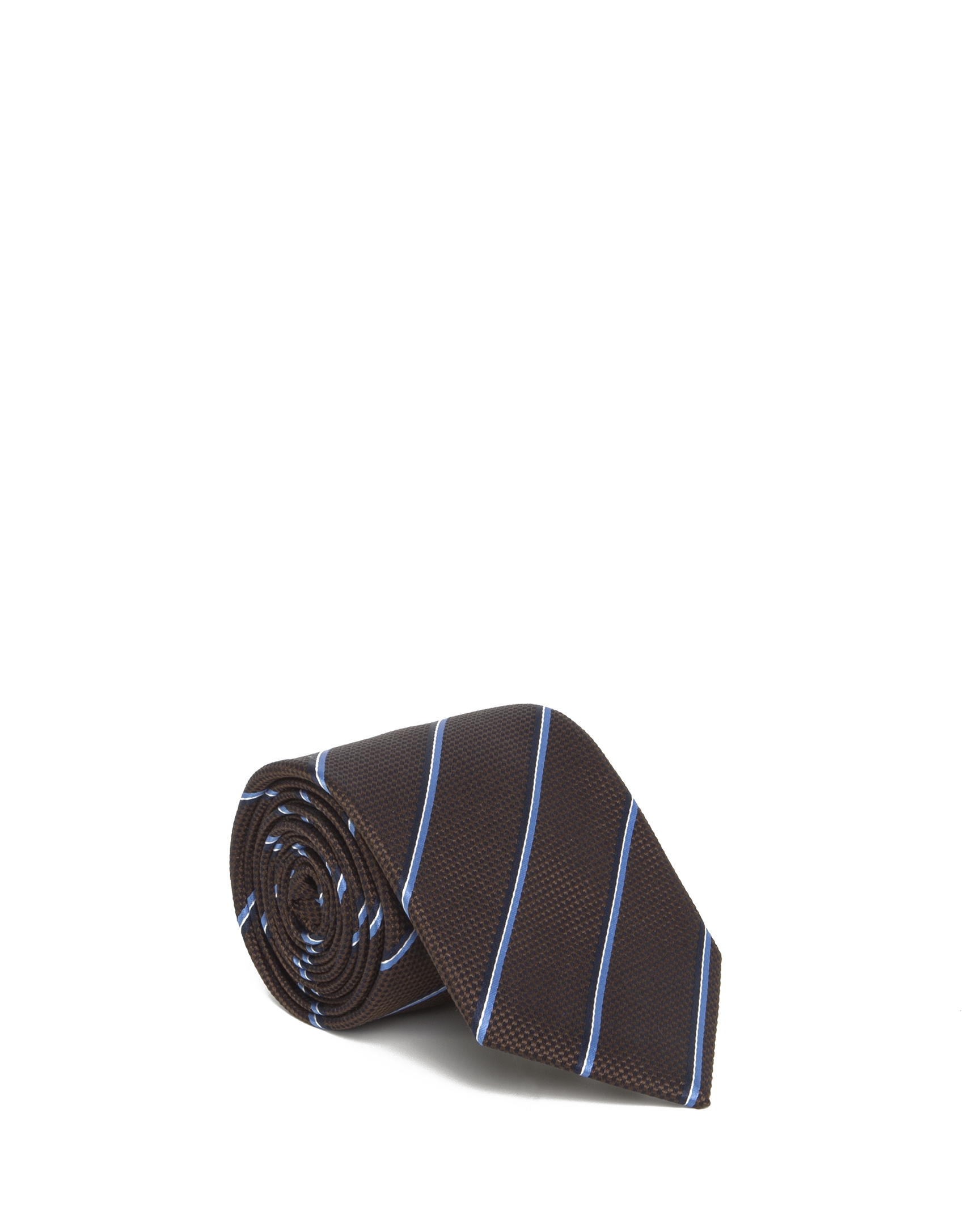 Blue striped tie