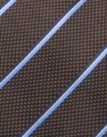 Blue striped tie