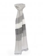 Foulard rayas beige