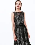 Black lace dress