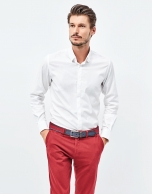 White poplin shirt