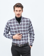 Gray flannel shirt