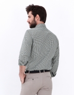 Camisa vichy verde