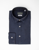 Camisa topos azul