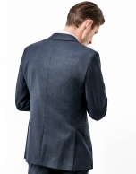 Blue wool suit