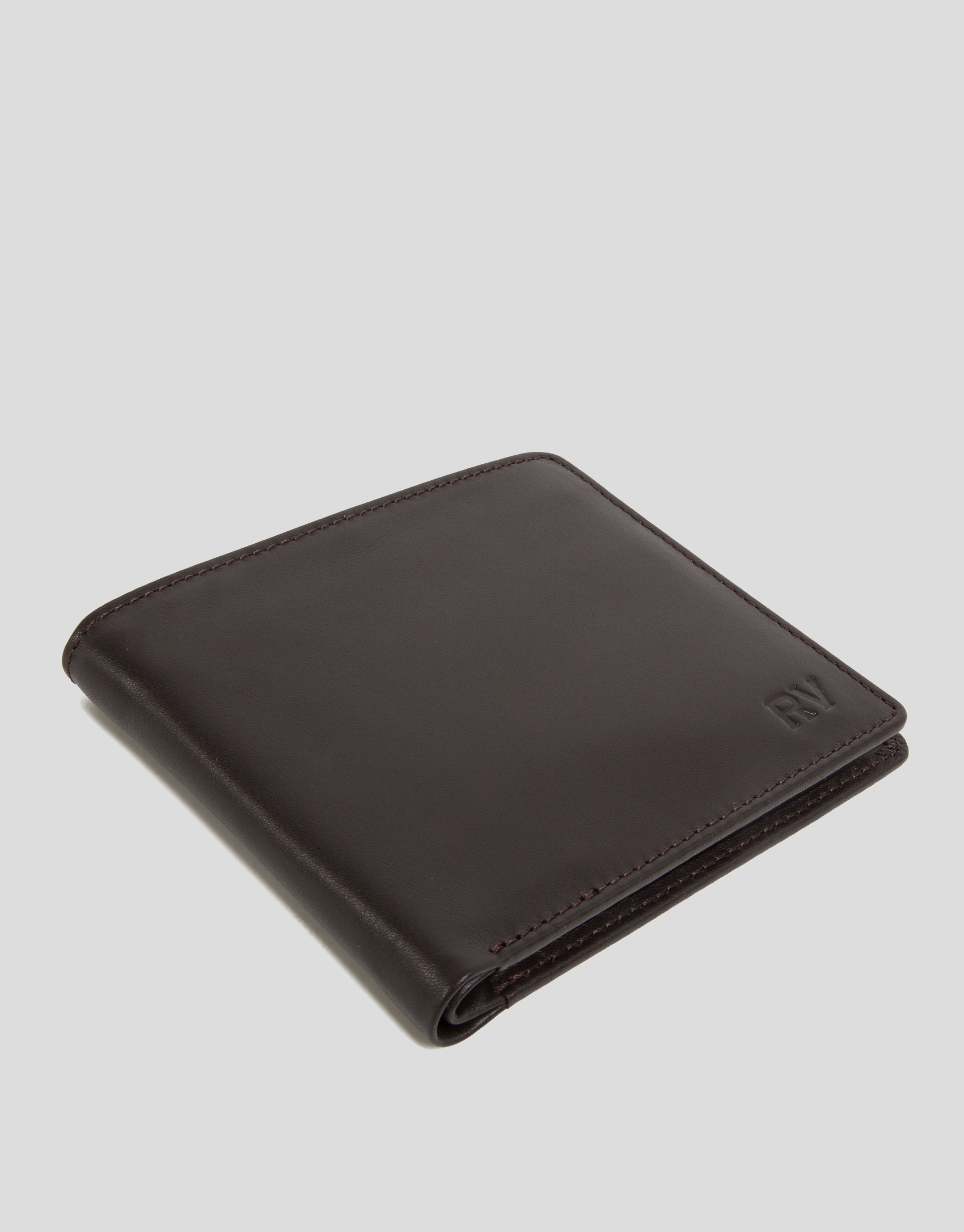 Men's brown leather billfold