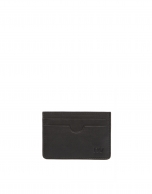 Men's black leather card holder 