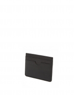 Men's black leather card holder 