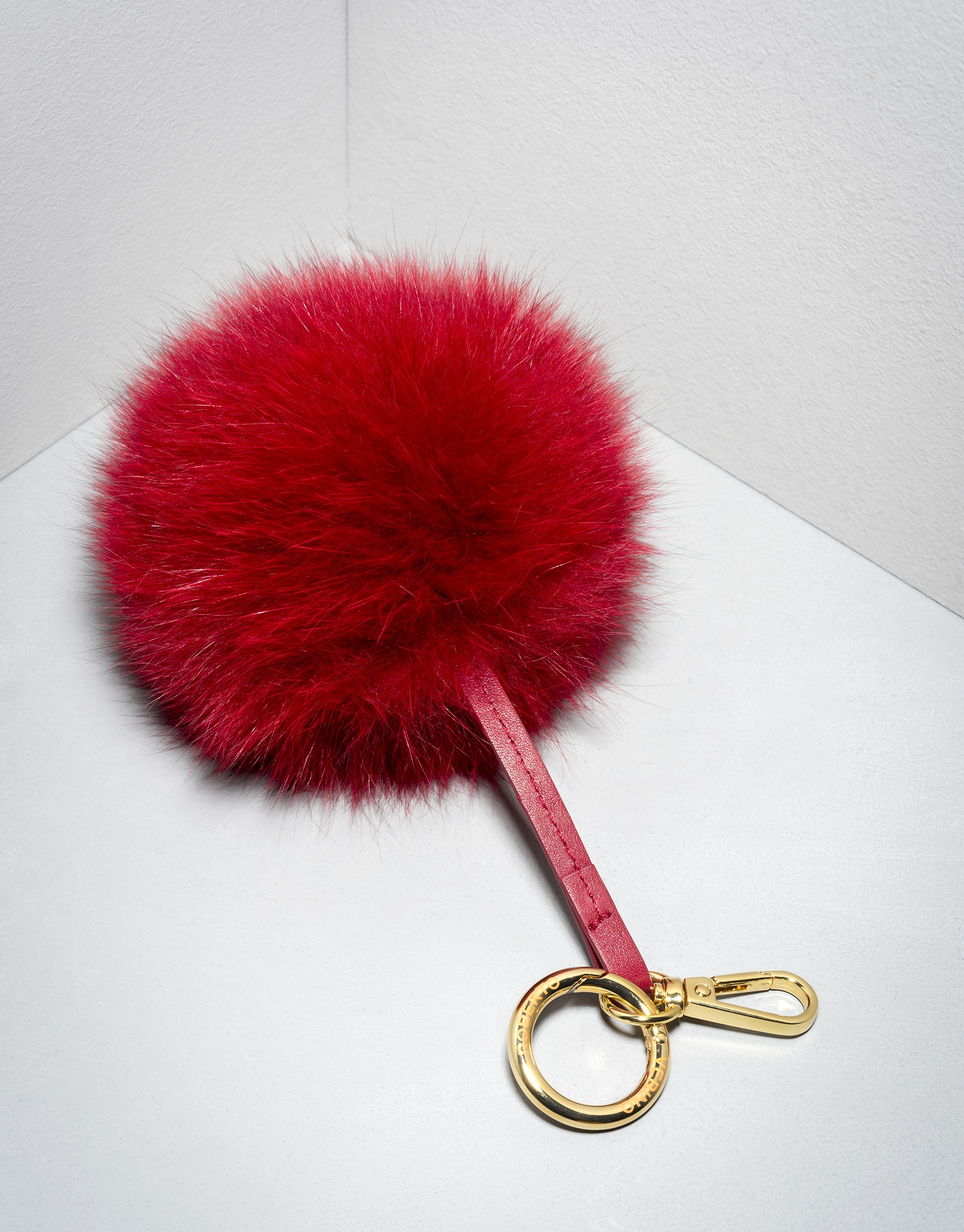 Red pompom charm