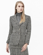 Glen plaid blazer