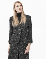 Grey tweed jacket 