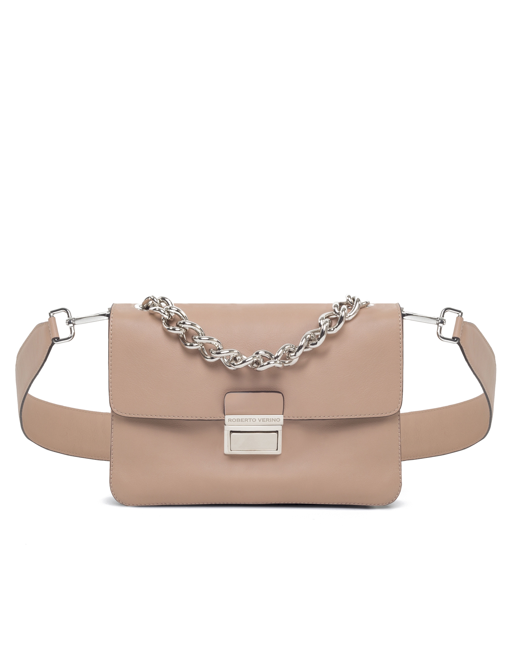 Beige leather Joyce purse 