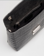 Black alligator leather Joyce purse