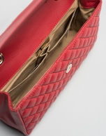 Red leather Ghauri shoulder bag