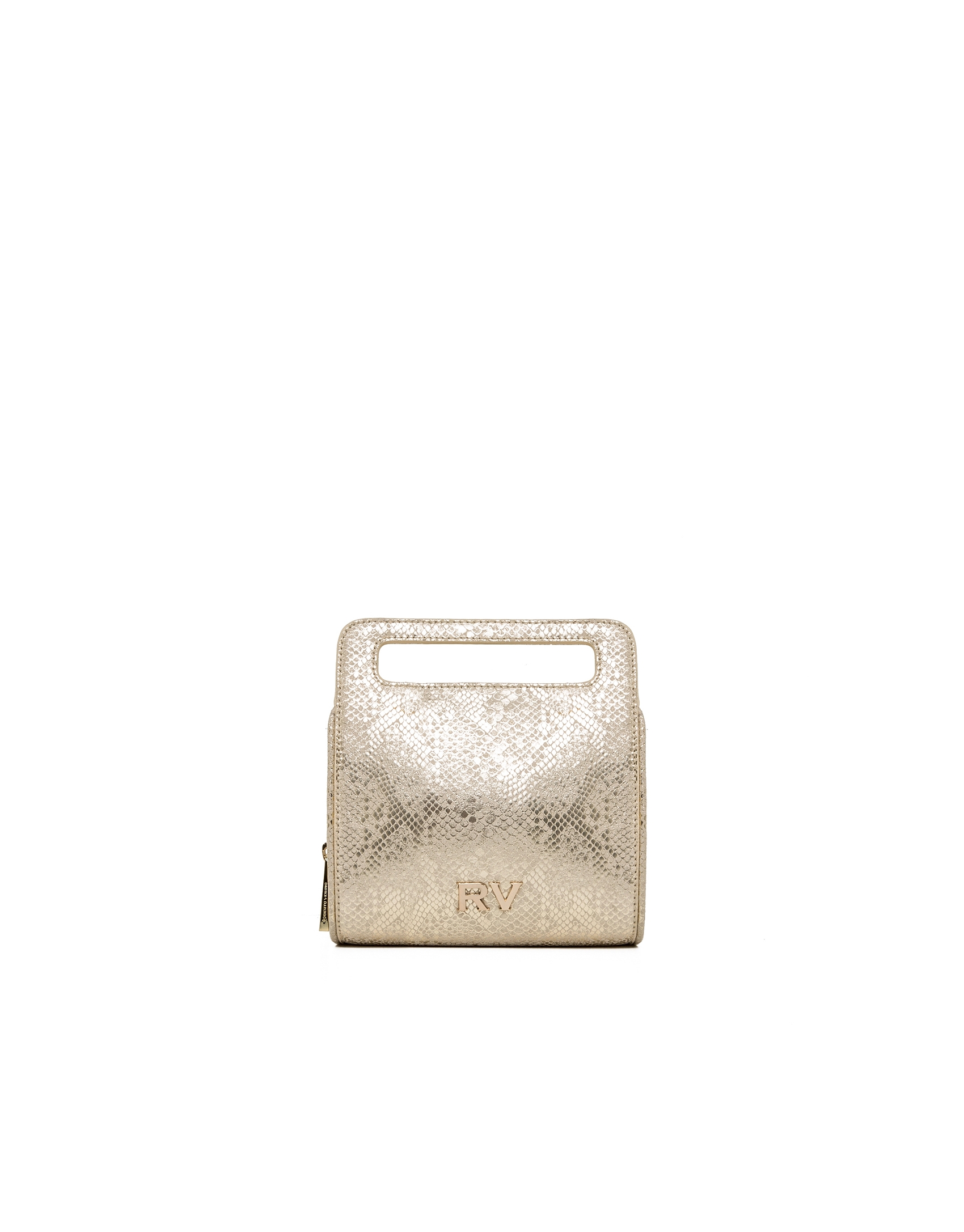 Gold snakeskin Pane bowling bag